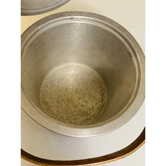 Kennedy Brothers Vintage Wood and Aluminum Ice Bucket, Bristol VT - Picture 4 of 5